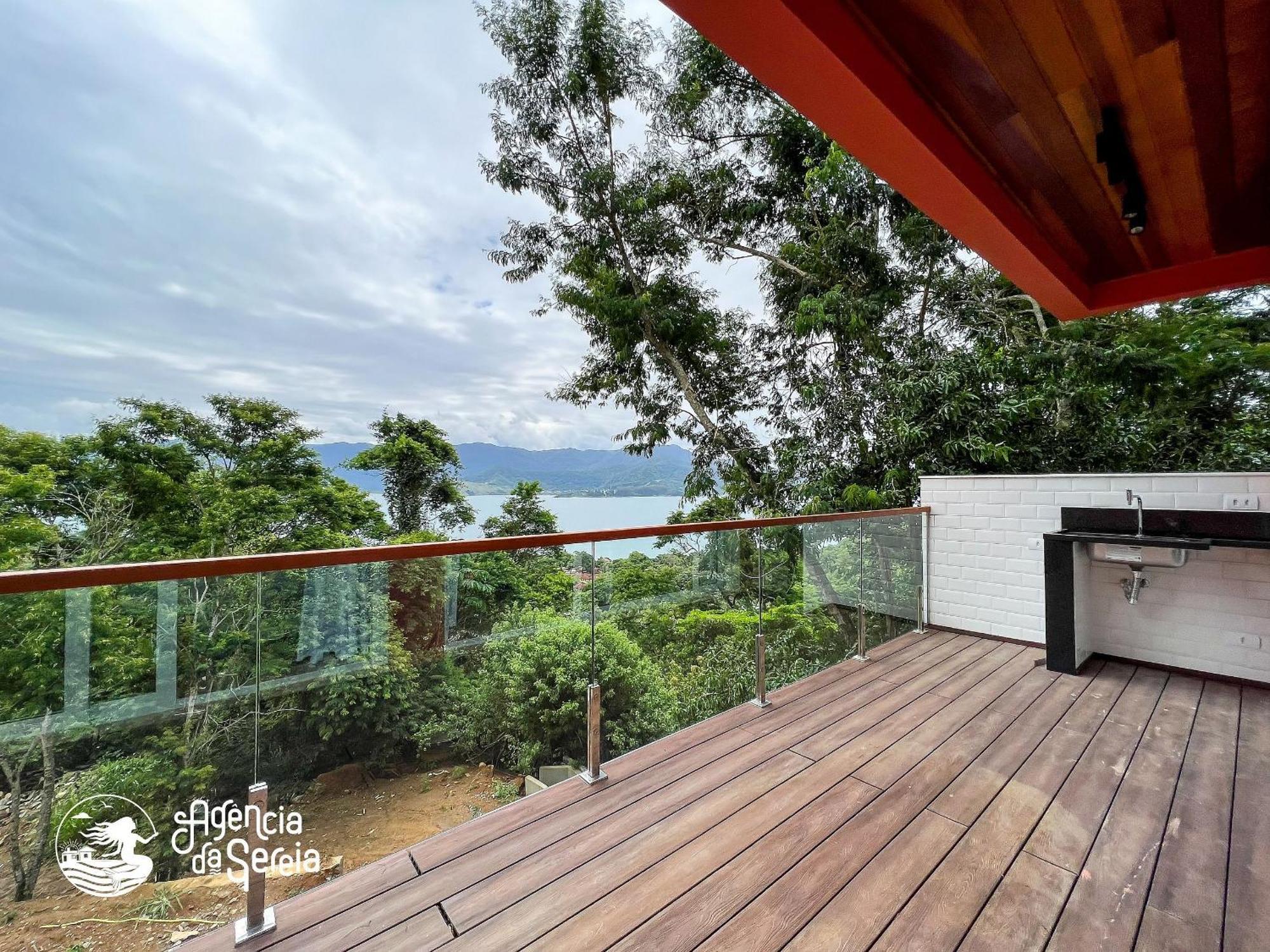 Linda Casa Com Vista Incrivel Em Condominio No Sul Da Ilha Ilhabela Exterior photo