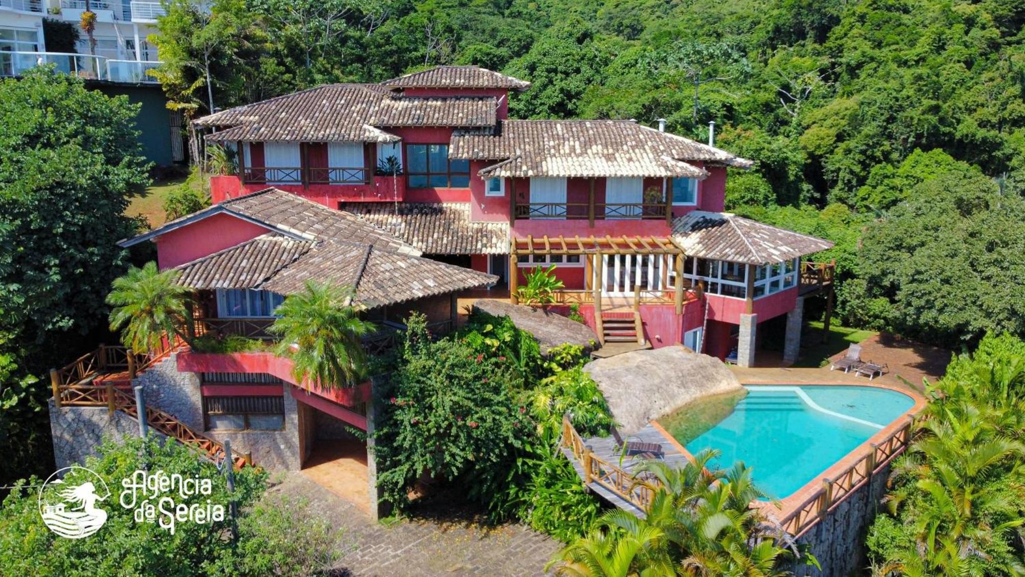 Linda Casa Com Vista Incrivel Em Condominio No Sul Da Ilha Ilhabela Exterior photo